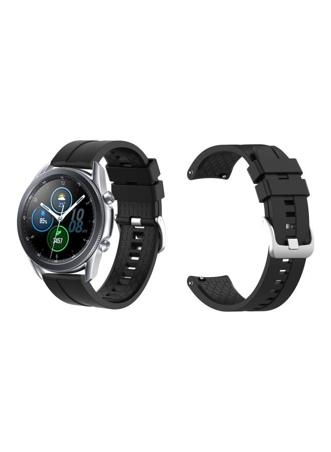 Perfii Replacement Band For Samsung Galaxy Watch 3 45mm Black - Image 2