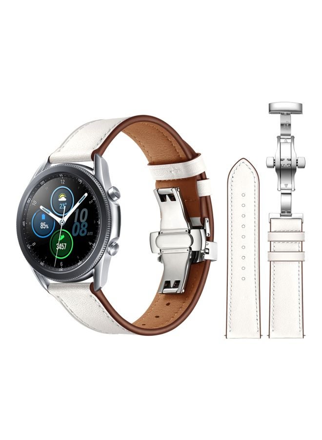 Perfii Replacement Band For Samsung Galaxy Watch 3 45mm White  - Image 2