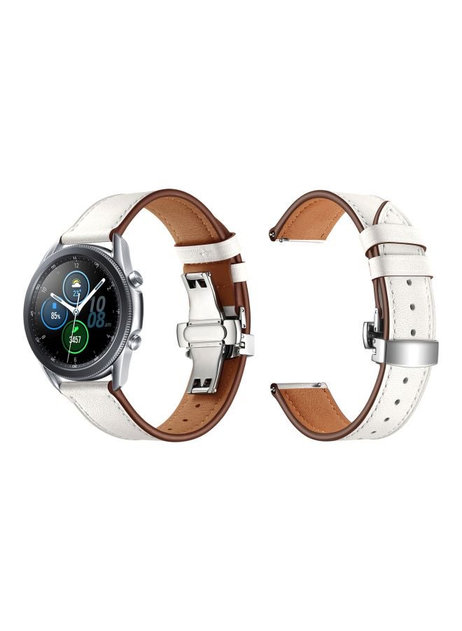 Perfii Replacement Band For Samsung Galaxy Watch 3 45mm White  - Image 3