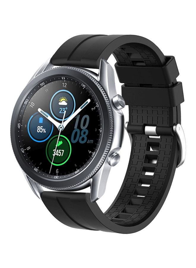 Perfii Replacement Band For Samsung Galaxy Watch 3 45mm Black - Image 1