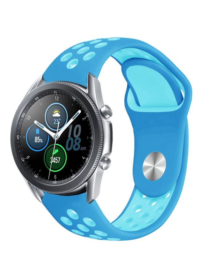 Perfii Replacement Band For Samsung Galaxy Watch 3 45mm Blue - Image 1