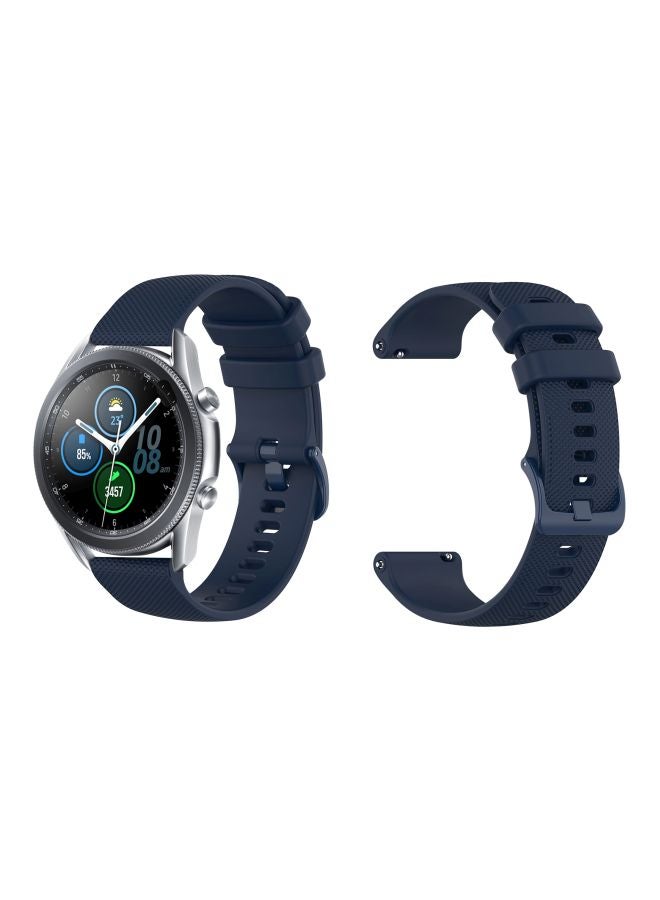 Perfii Replacement Band For Samsung Galaxy Watch 3 45mm Dark Blue - Image 3