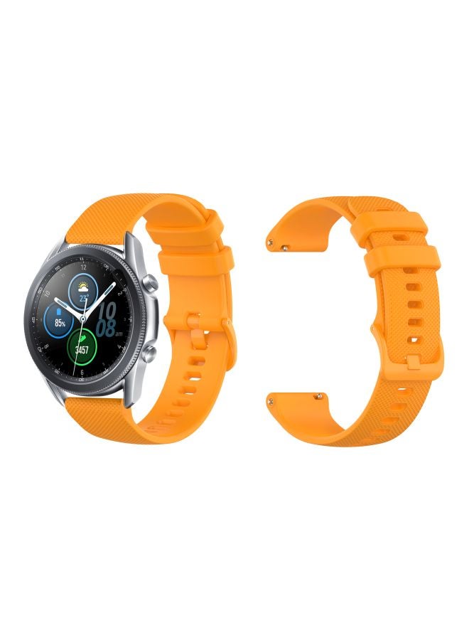 Perfii Replacement Band For Samsung Galaxy Watch 3 45mm Orange - Image 3