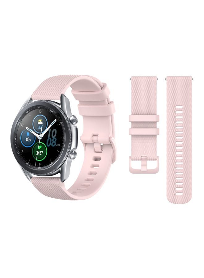 Perfii Replacement Band For Samsung Galaxy Watch 3 45mm Pink - Image 2