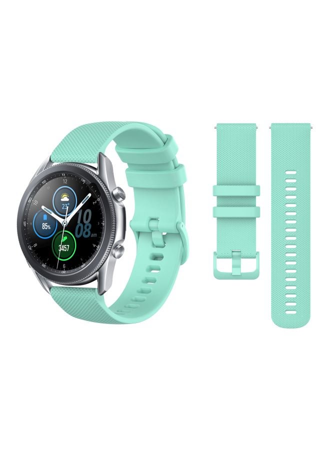 Perfii Replacement Band For Samsung Galaxy Watch 3 45mm Turquoise Green - Image 2