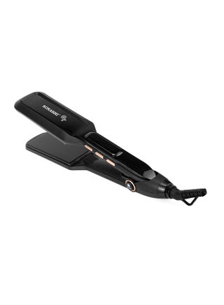 Hair Straightener With Black Ceramic Plate Temperature Control With LED Indicator PTC Heating 360 Degree Swivel Cord Fast Heat Up And Long Lasting  SHS-2081 Black - v1602333466/N33815209A_1