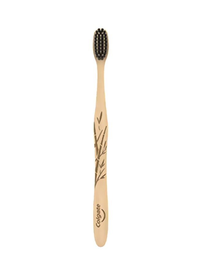 Soft Bamboo Toothbrush Beige/Black - v1602333486/N34328631A_1