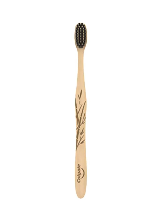 Colgate - Soft Bamboo Toothbrush Beige/Black - Image 1