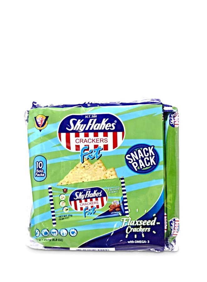 Sky Flakes Flaxseed Cracker 25grams Pack of 10