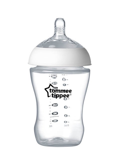 Ultra Feeding Bottle, 0+ M, 260 mL - White/Clear