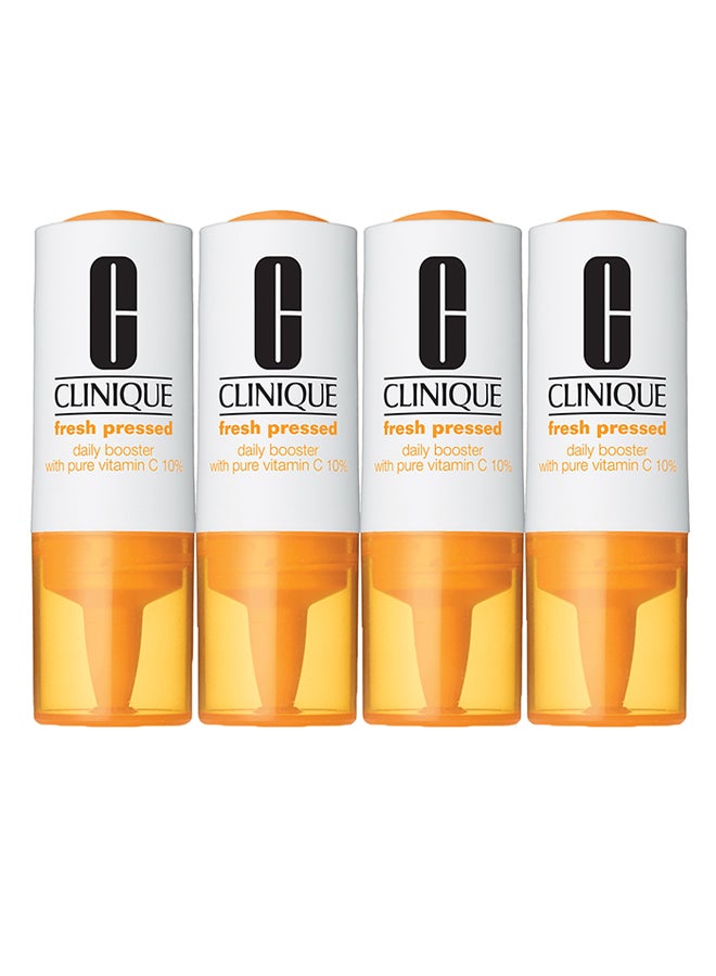 CLINIQUE - Pack of 4 Fresh Pressed Booster with 10% Pure Vitamin C - Image 1