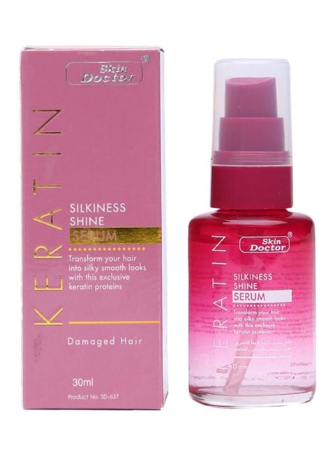 Keratin Silkiness Shine Hair Serum Clear 30ml