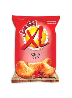 أكس آي شيبس رقائق البطاطس بنكهة الفلفل الحار 120جرام 