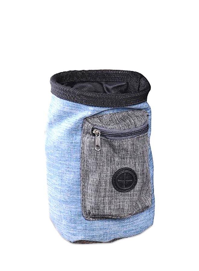 Generic Pet Training Bag With Belt Blue/Black/Grey 17x15cm 