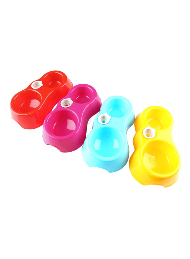 OUTAD 4-Piece Automatic Water Food Dispenser Bowl Multicolour - Image 1