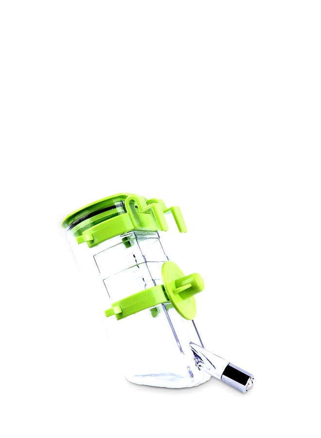 أوتاد زجاجة ماء كبيرة للملء من أعلى شفاف/أخضر - Image 1