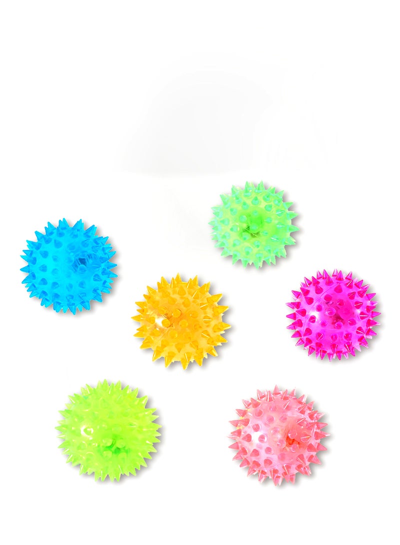 OUTAD Hedgehog Design Rubber Ball Multicolour 63x63x63mm - Image 1
