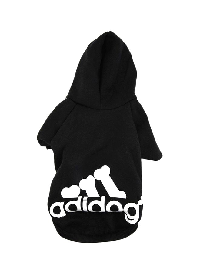 OUTAD Winter Autumn Coat With Hoodie Black L  - Image 1