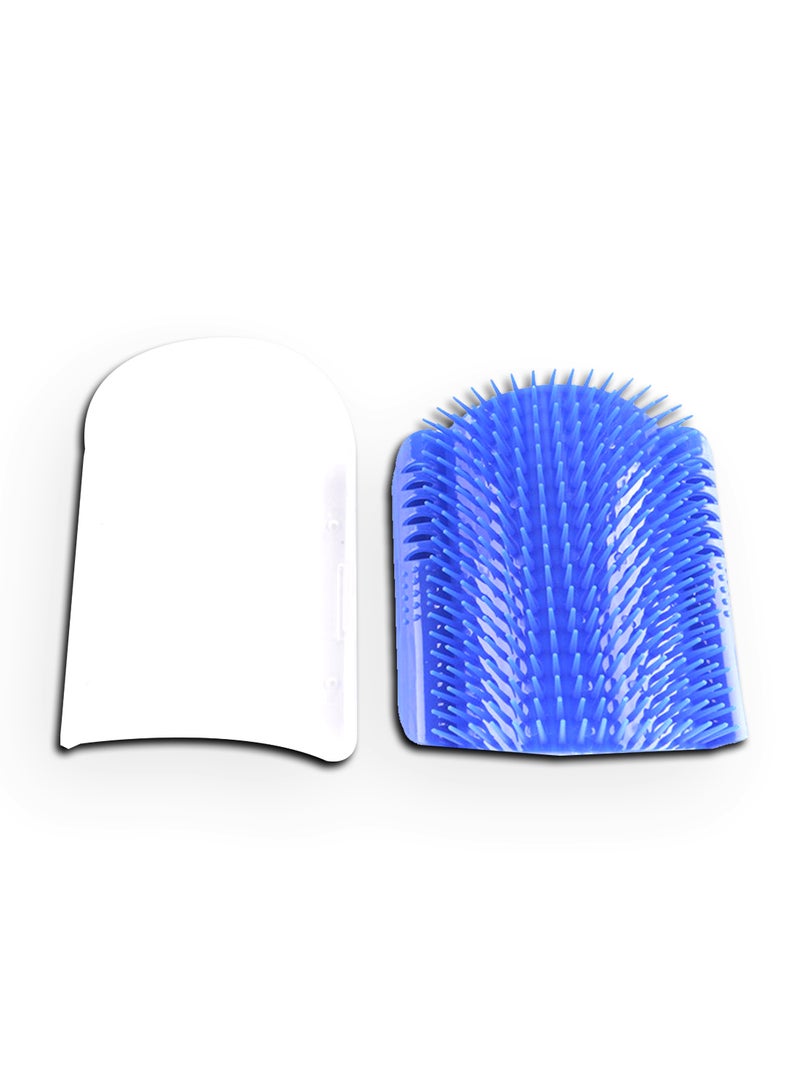 OUTAD Massage Self Groomer Comb Blue/White 127x47x85mm - Image 1