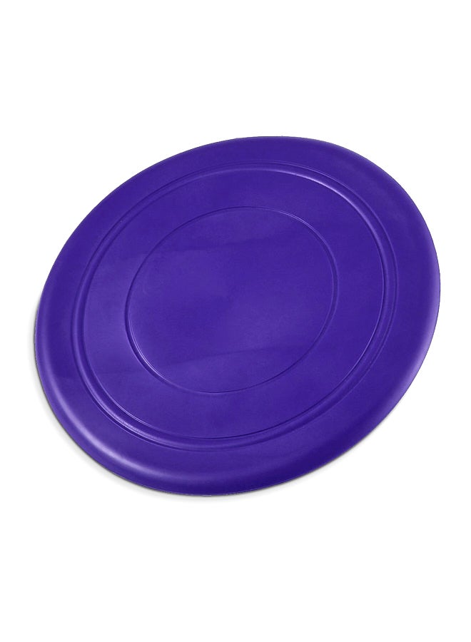 OUTAD Frisbee Silicone Flying Disc Tooth Training Fetch Toy Purple L - Image 1