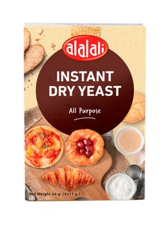 Al Alali Instant Dry Yeast 4 Sachets 44grams  - Image 1