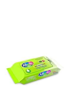 Pack Of 10 Antibacterial Wet Wipes Set Green - v1602333809/N30505113A_1