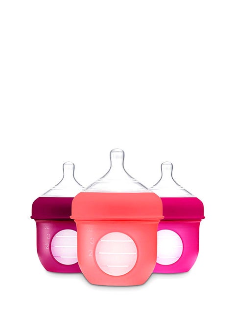 3-Piece Nursh Feeding Bottle Set (0M+) 4ounce