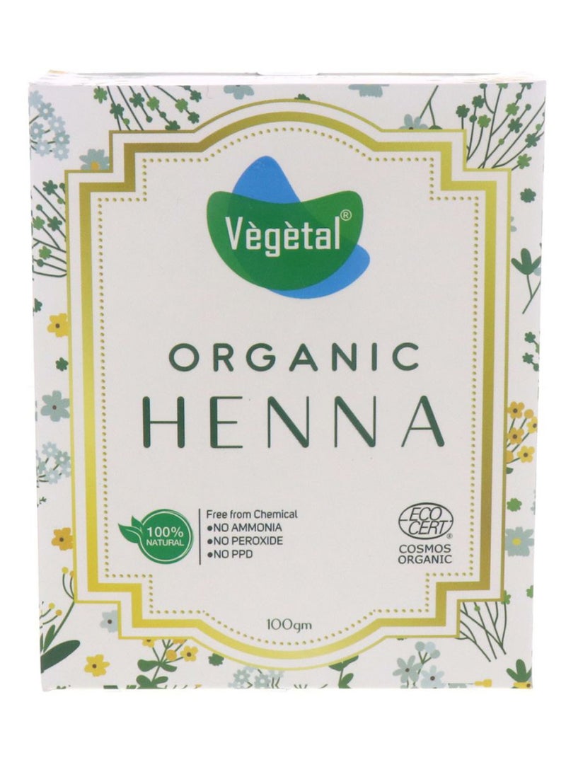 Vegetal Organic Henna Hair Colour Powder 100grams - Image 1