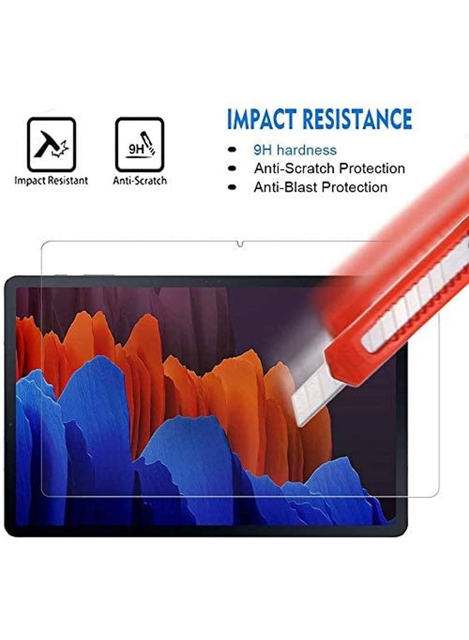Wtech Tempered Glass Screen Protector For Samsung Galaxy Tab S7 Clear - Image 4