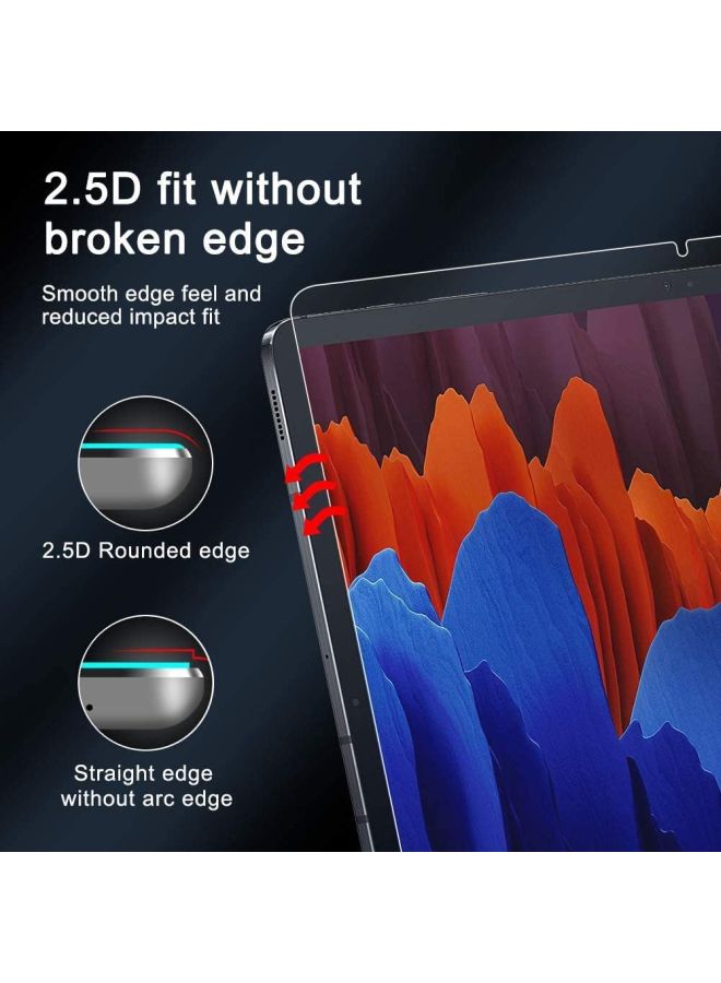 Wtech 2-Piece Tempered Glass Screen Protector For Samsung Galaxy Tab S7 Clear - Image 5