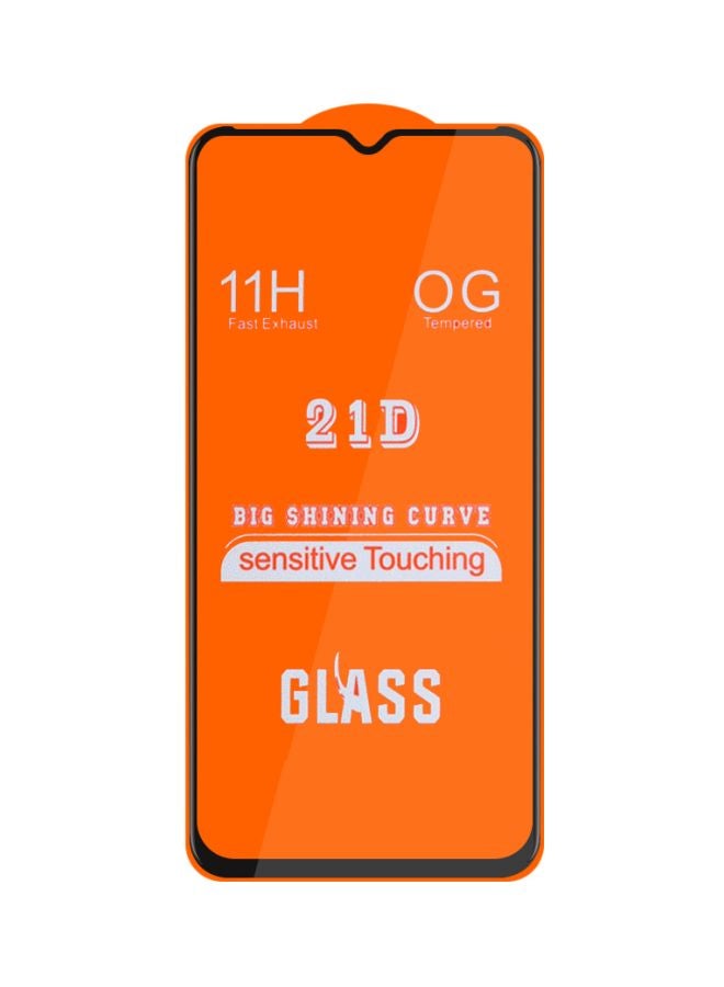 جلاس لاصقة حماية من الزجاج المقوى لهاتف شاومي ريدمي 9A أسود/شفاف - Image 3