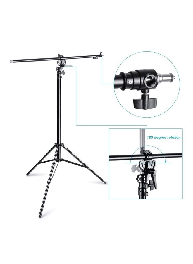 كوبيك حامل ثلاثي القوائم من الألومنيوم قابل للتعديل ثنائي الاتجاه مع كيس رمل الأسود / الأزرق - Image 2