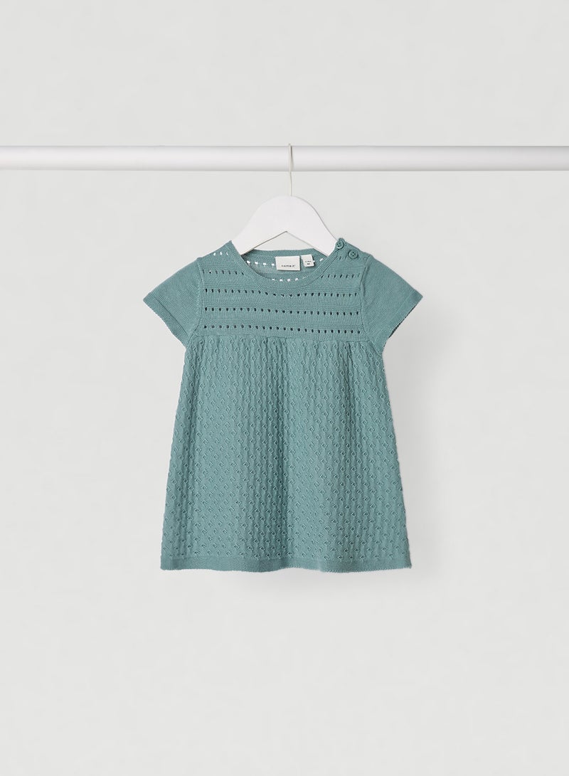 NAME IT Baby Larine Knit Dress Trellis - Image 1
