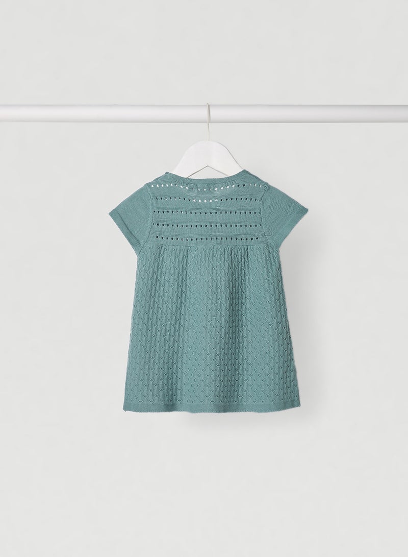 NAME IT Baby Larine Knit Dress Trellis - Image 2