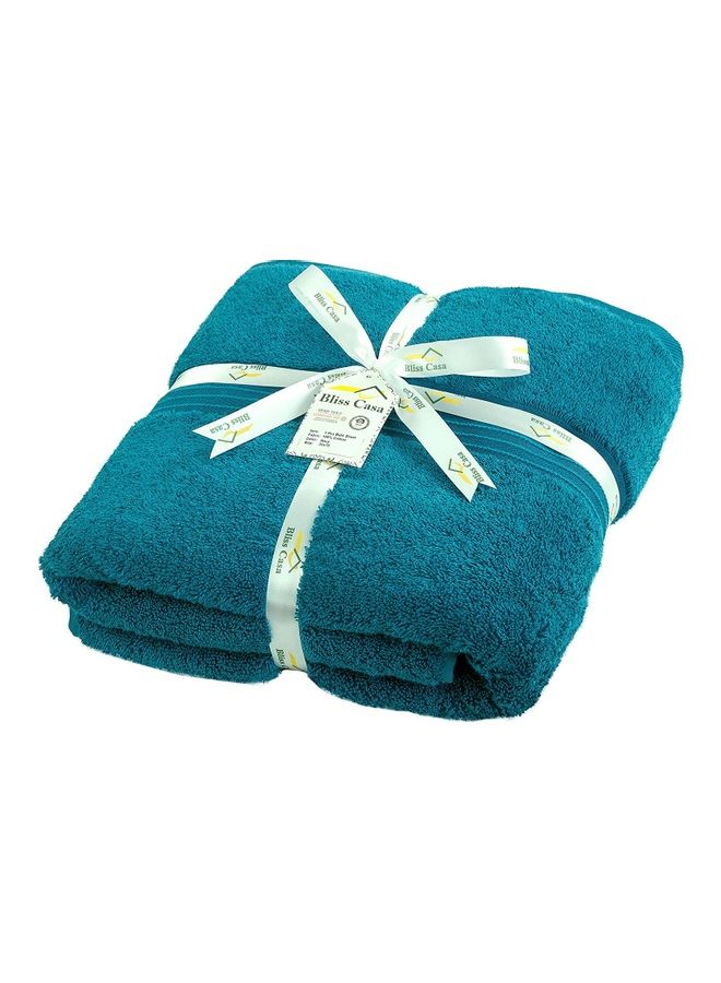Bliss Casa - Bliss Casa 1-Piece Bath Sheet, 100% Combed Cotton 550 GSM Superior Quality Towels, Quick Dry Highly Absorbent, Thick, Soft and Hotel Bathroom Towels for Bath and Spa 90x180 cm Navy 80x190cm - Image 1