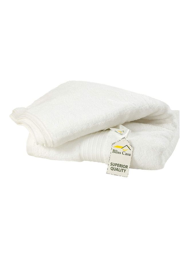 Bliss Casa - Bliss Casa 1-Piece Bath Sheet, 100% Combed Cotton 550 GSM Superior Quality Towels, Quick Dry Highly Absorbent, Thick, Soft and Hotel Bathroom Towels for Bath and Spa 90x180 cm White 80x190cm - Image 1