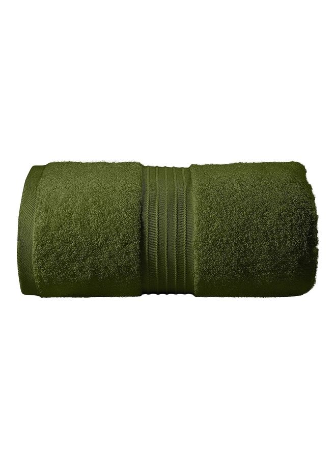 Bliss Casa Bliss Casa 1-Piece Bath Sheet, 100% Combed Cotton 550 GSM Superior Quality Towels, Quick Dry Highly Absorbent, Thick, Soft and Hotel Bathroom Towels for Bath and Spa 90x180 cm Army Green 80x190cm  - Image 1