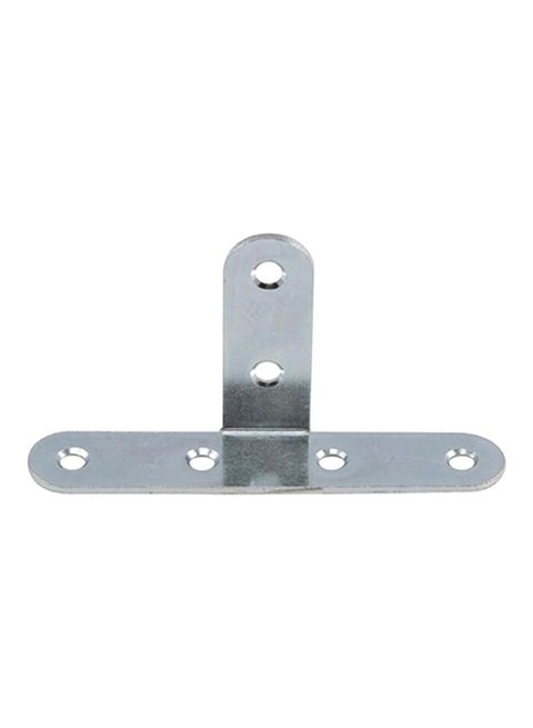 Connecting Angle T-Plate Silver 40x80mm