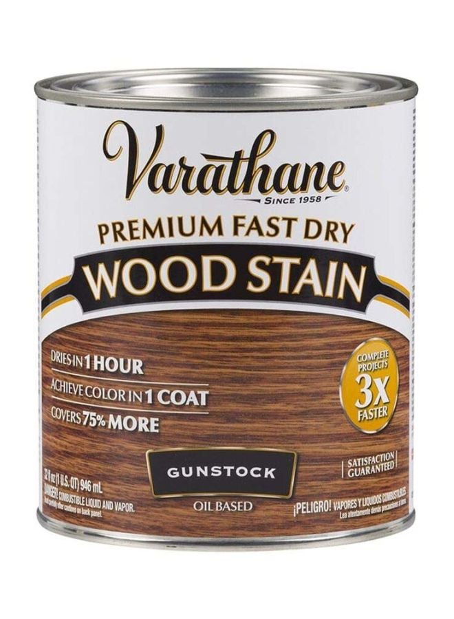 RUST-OLEUM Premium Fast Dry Oil Based Wood Stain Gunstock 946ml