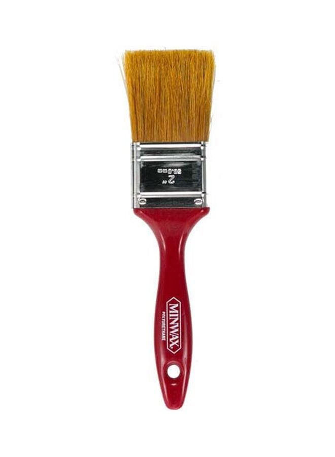 Minwax Polyurethane Painting Brush Red/Silver/Brown 5cm 