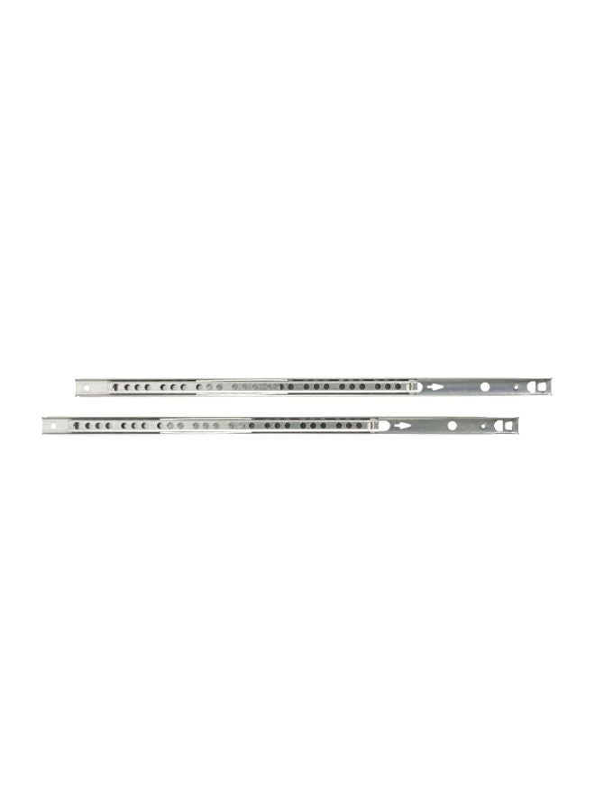 Hettich 2-Piece Replacement Ball Bearing Extension Set Silver  - Image 1