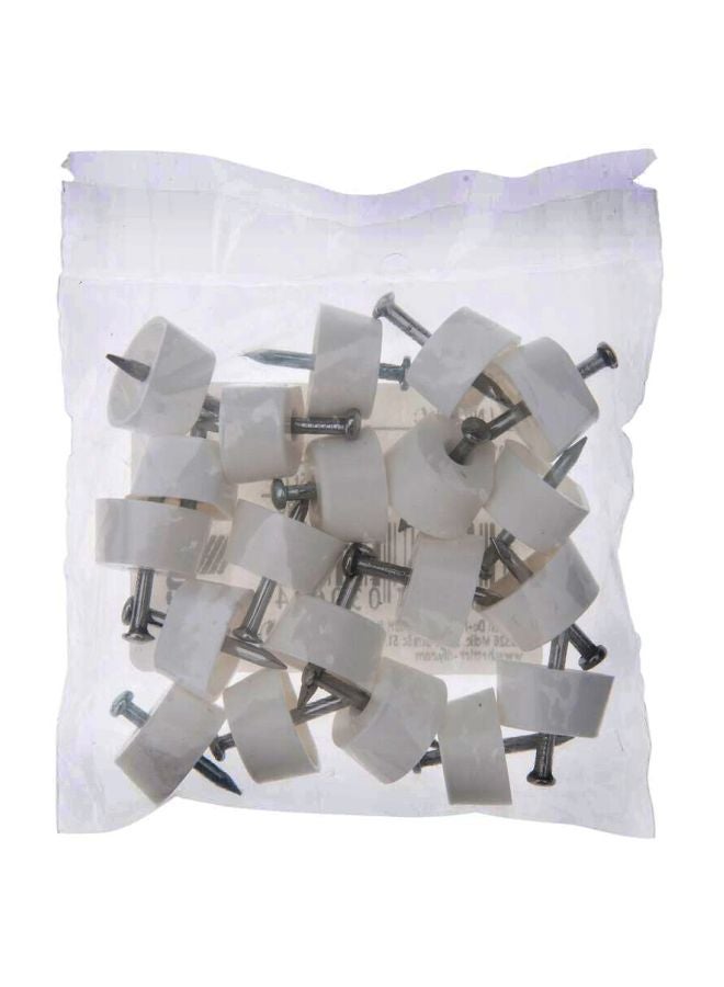 Hettich 20-Piece Shelf Support White/Silver