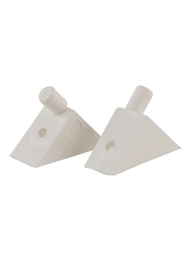 Hettich 8-Piece Shelf Support Screw Set White - Image 2