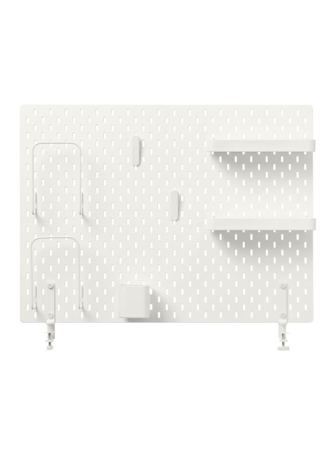 Skadis Wall Mounted Pegboard White 76x56cm