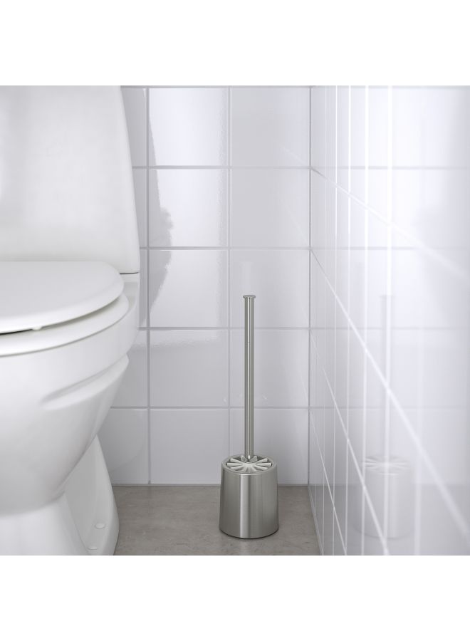 Brogrund Toilet Cleaning Brush Silver 10cm - Image 3