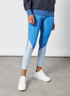 Colourblock Leggings Blue