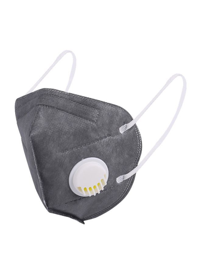LAWAZIM 4-Piece KN95 Face Mask With Filter Grey  - Image 2
