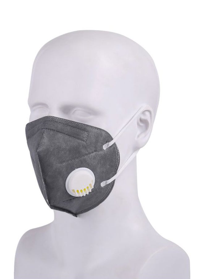 LAWAZIM 4-Piece KN95 Face Mask With Filter Grey  - Image 5