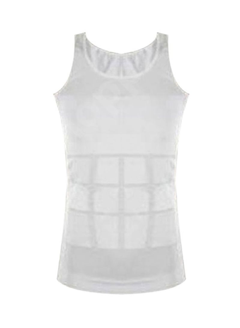 SLIM'N LIFT 2-Piece Sleeveless Slimming Shapewear Undershirts Set Black/White  - Image 2