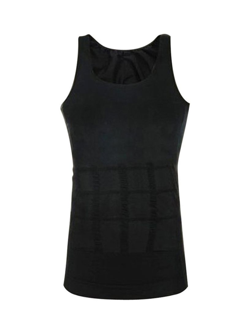 SLIM'N LIFT 2-Piece Sleeveless Slimming Shapewear Undershirts Set Black/White  - Image 3